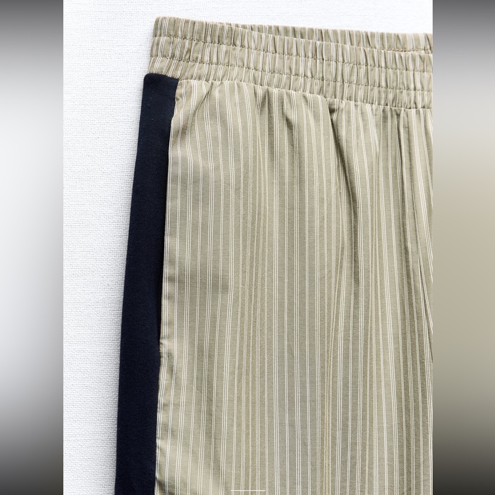 Zara Contrasting Stripped Varsity Pants - Picture 5 of 9